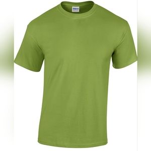 Gildan men's green medium 100% cotton shirt. XL and a medium. Never worn, NWOT